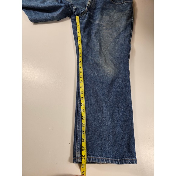 Ll bean 38x28 classic fit blue jeans EUC Career Casual work ^ - Picture 4 of 5